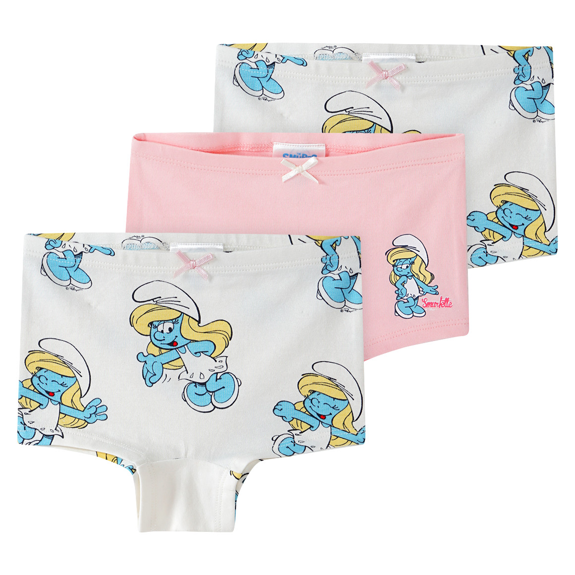 3 Die Schlümpfe Pantys mit Zierschleife 3 Die Schlümpfe Pantys mit Zierschleife von Topomini