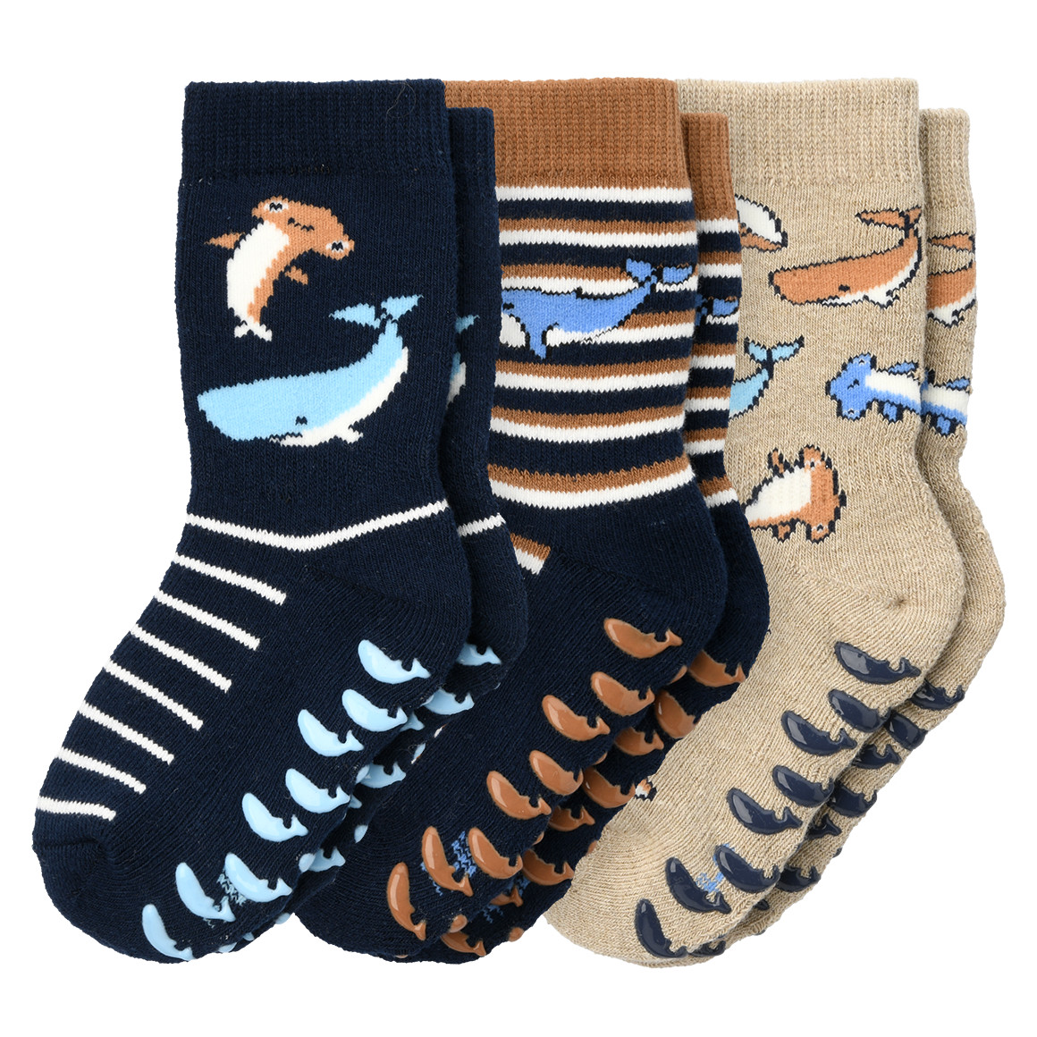 3 Jungen Stoppersocken im Set von Topomini