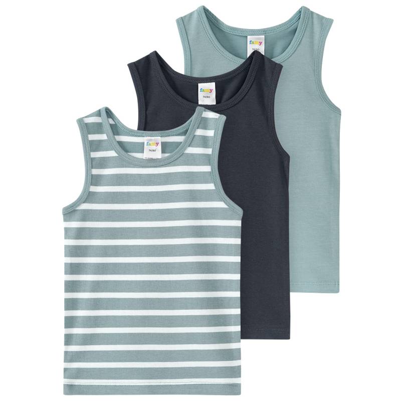3 Jungen Unterhemden mit Bio-Baumwolle 3 Jungen Unterhemden mit Bio-Baumwolle von Topomini
