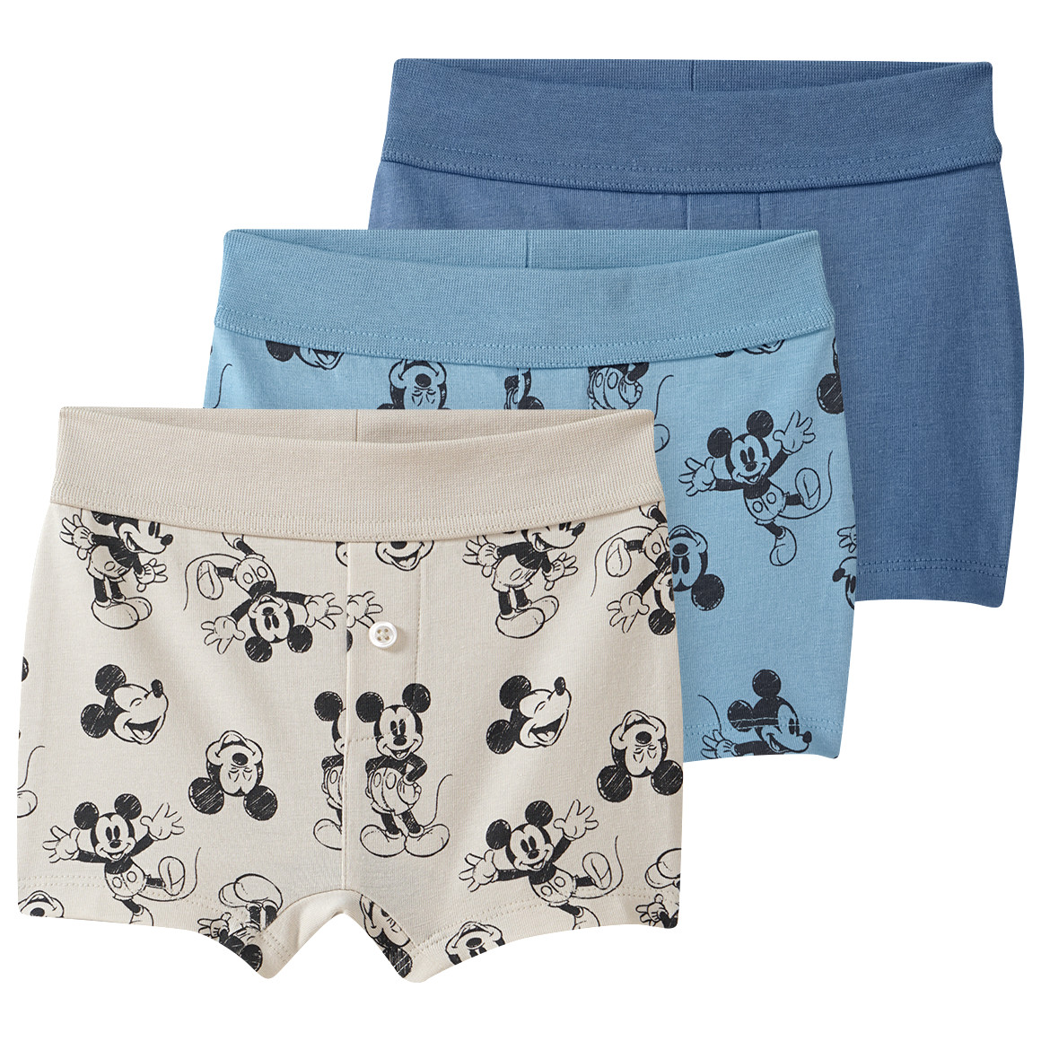 3 Micky Maus Boxer in Windelpassform von Topomini
