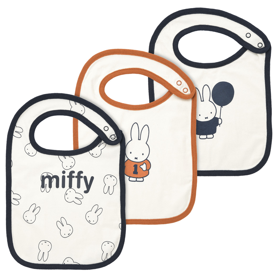 3 Miffy Lätzchen im Set von Topomini