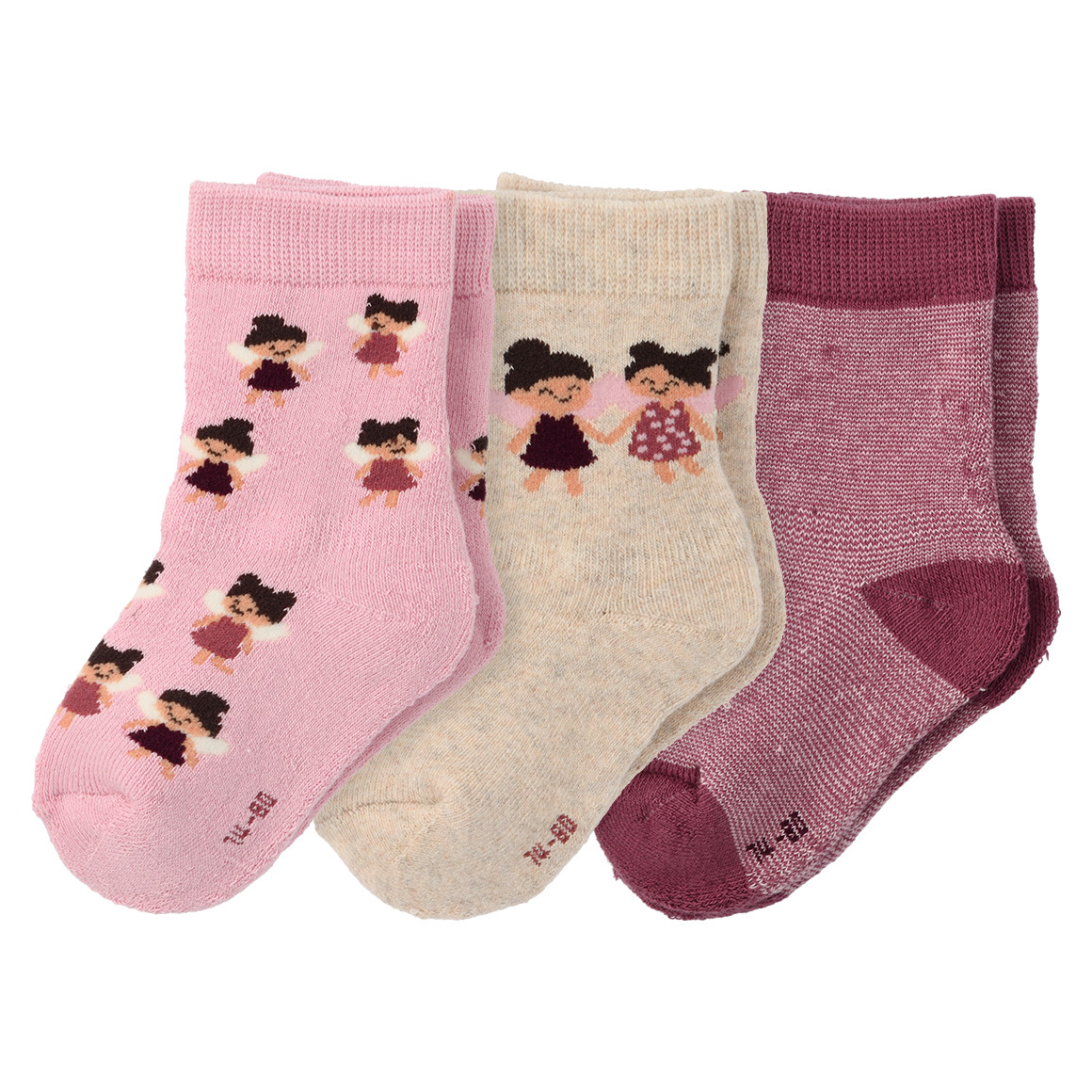 3 Paar Baby Frottee-Socken im Set von Topomini