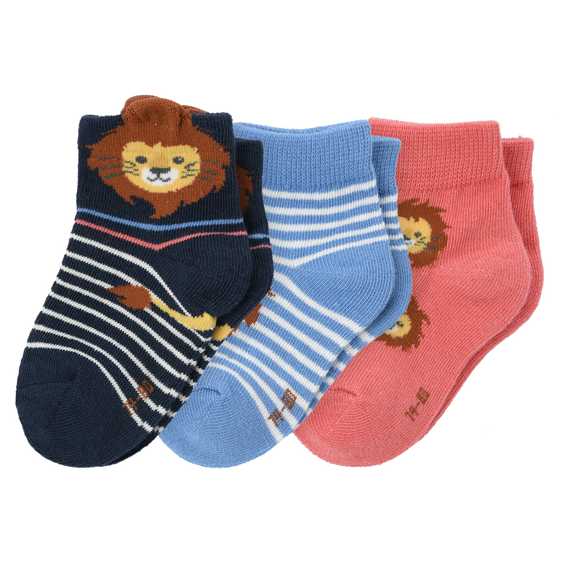 3 Paar Baby Sneaker-Socken im Set von Topomini
