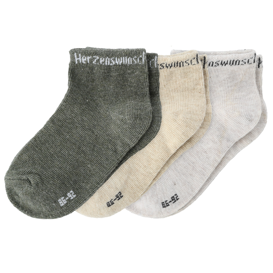 3 Paar Baby Sneaker-Socken im Set 3 Paar Baby Sneaker-Socken im Set von Topomini