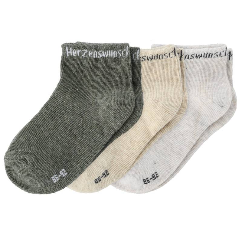 3 Paar Baby Sneaker-Socken im Set von Topomini