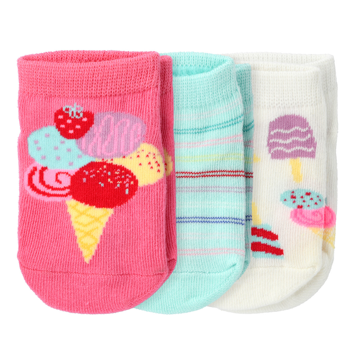 3 Paar Baby Sneaker-Socken im Set von Topomini