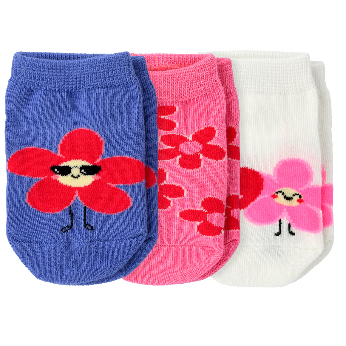 3 Paar Baby Sneaker-Socken im Set von Topomini