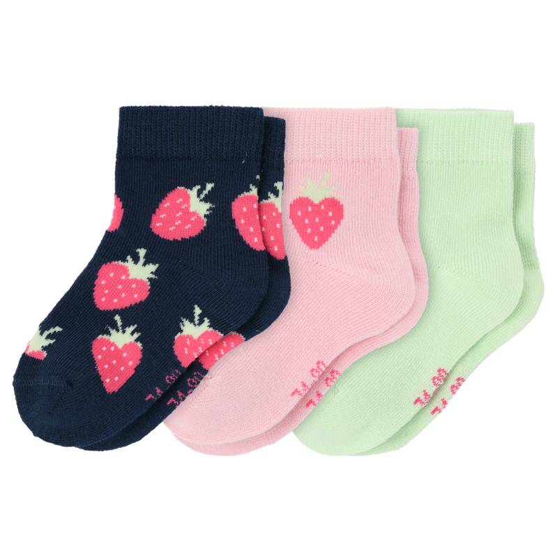 3 Paar Baby Socken in verschiedenen Dessins von Topomini