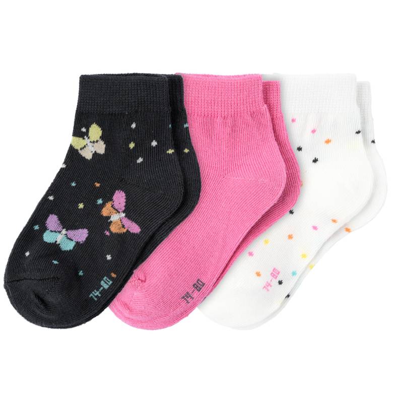 3 Paar Baby Socken in verschiedenen Dessins von Topomini