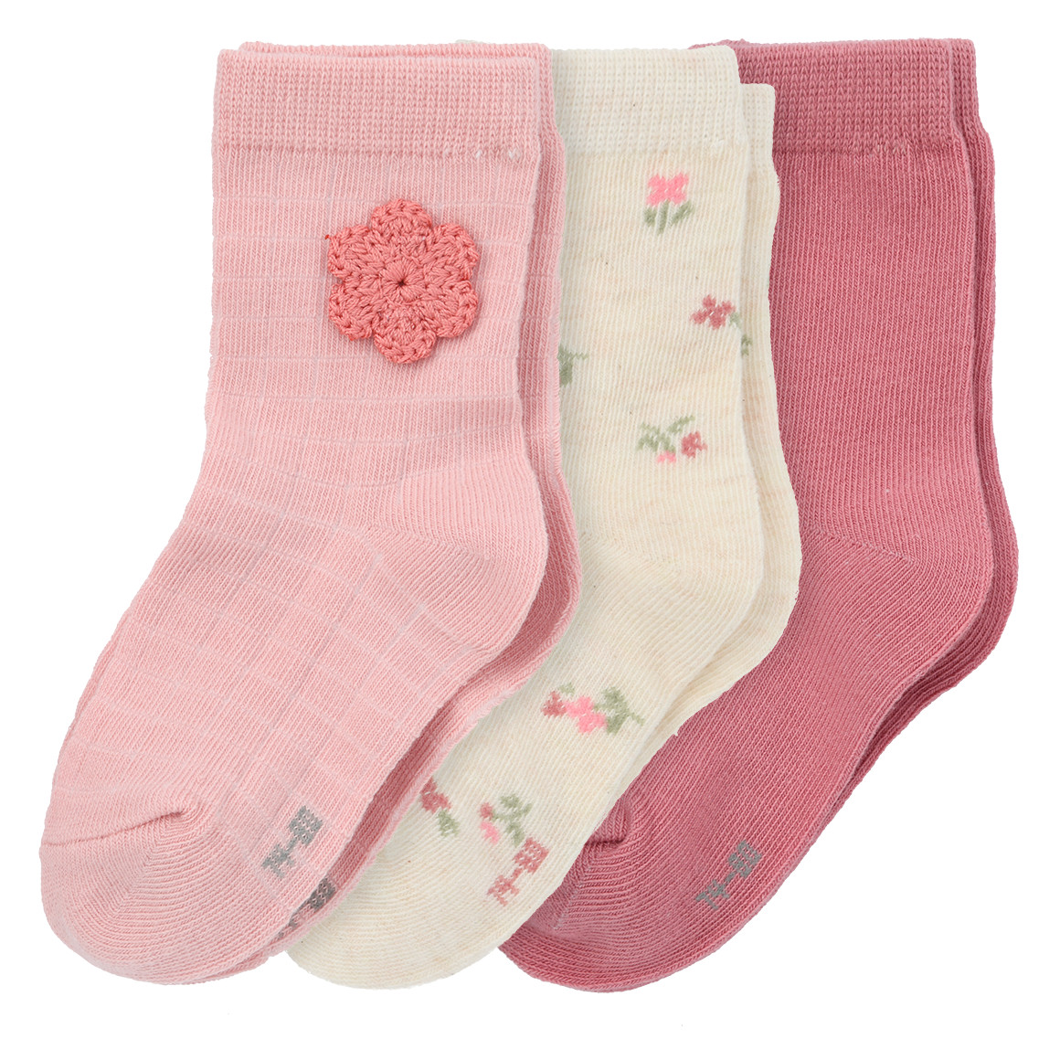 3 Paar Baby Socken in verschiedenen Dessins von Topomini