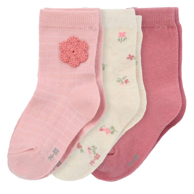 3 Paar Baby Socken in verschiedenen Dessins von Topomini