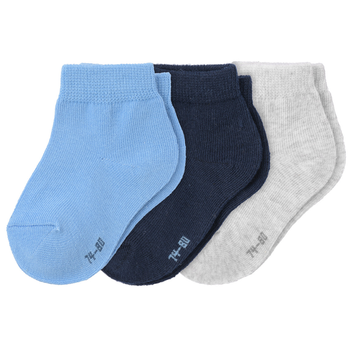 3 Paar Baby Socken in verschiedenen Farben von Topomini