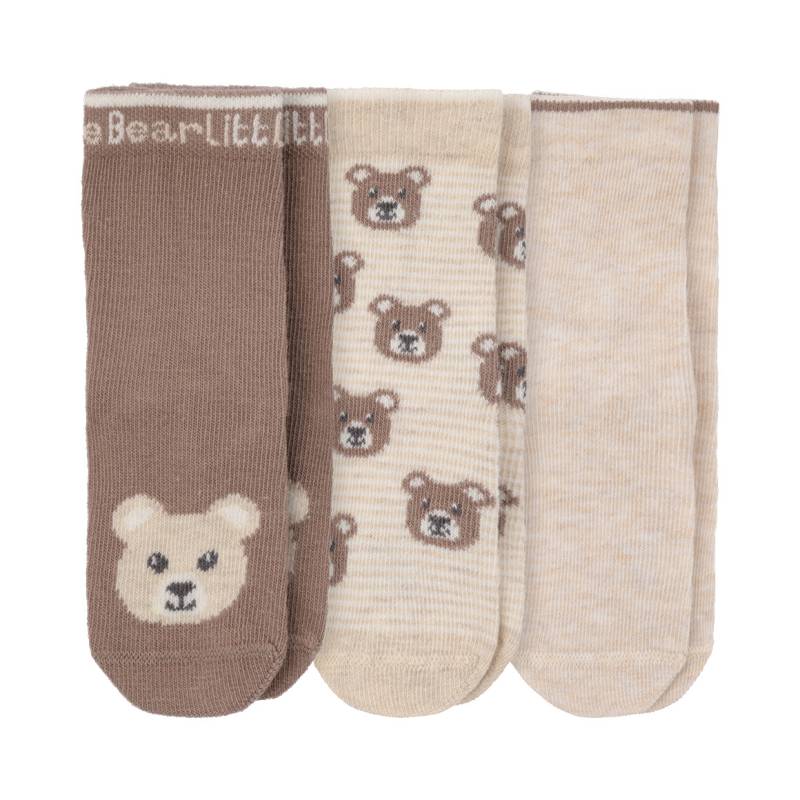 3 Paar Baby Socken mit Bären-Motiven 3 Paar Baby Socken mit Bären-Motiven von Topomini