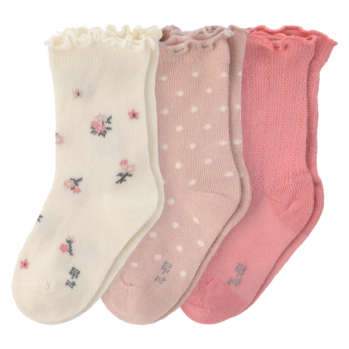 3 Paar Baby Socken mit Bio-Baumwolle von Topomini