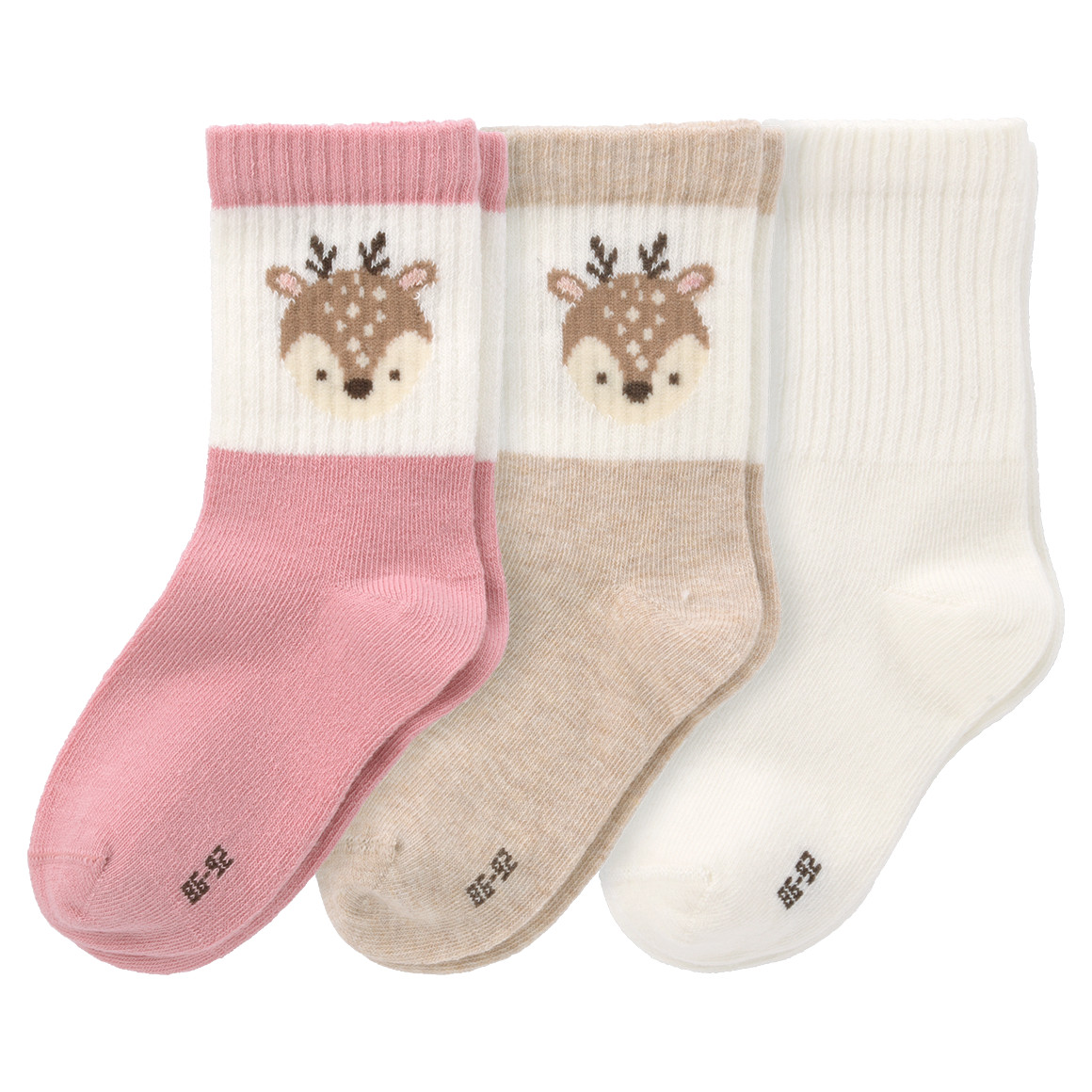 3 Paar Baby Socken mit Bio-Baumwolle von Topomini