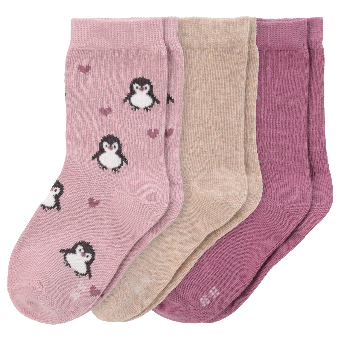3 Paar Baby Socken mit Bio-Baumwolle von Topomini