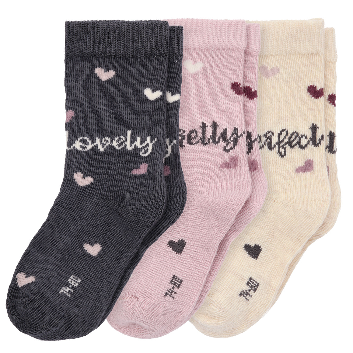 3 Paar Baby Socken mit Bio-Baumwolle von Topomini