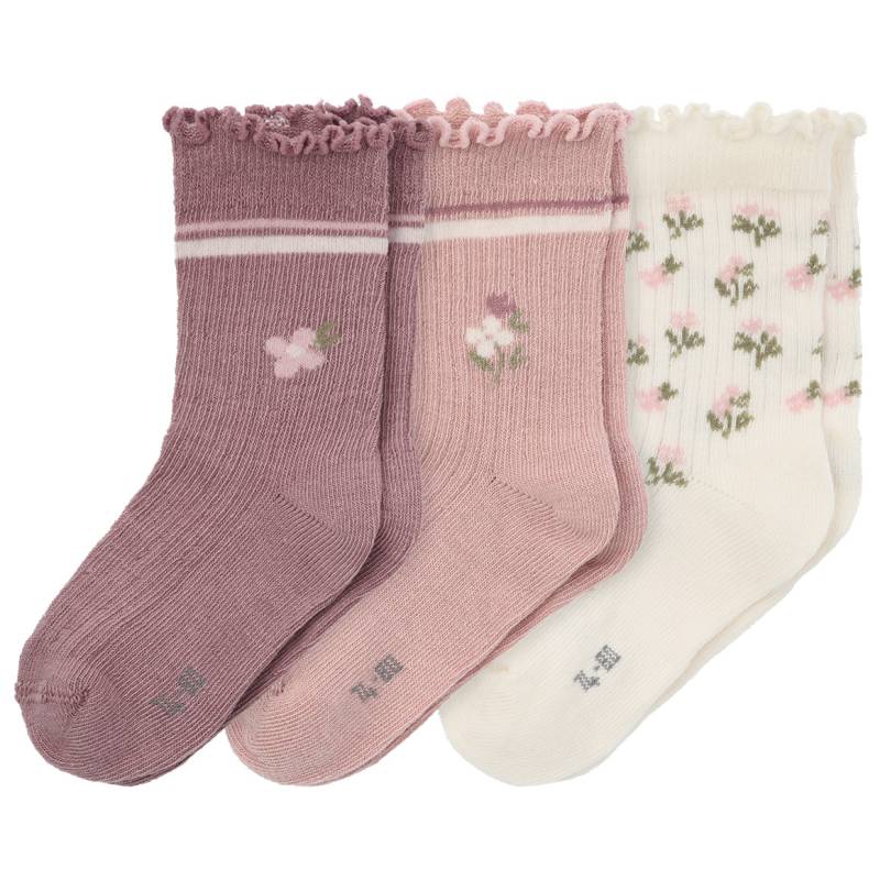 3 Paar Baby Socken mit Bio-Baumwolle von Topomini