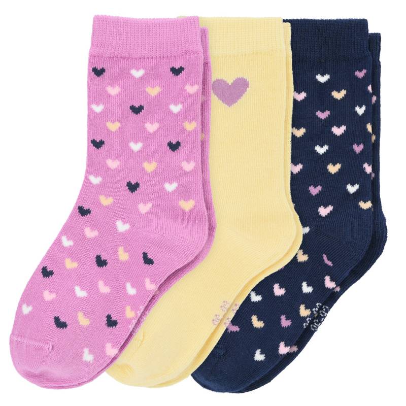 3 Paar Baby Socken mit Herzen von Topomini