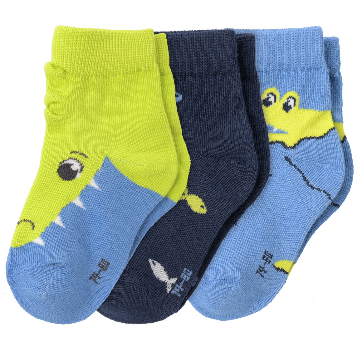 3 Paar Baby Socken mit Motiven von Topomini