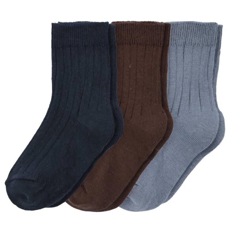 3 Paar Baby Socken mit Rippstruktur 3 Paar Baby Socken mit Rippstruktur von Topomini