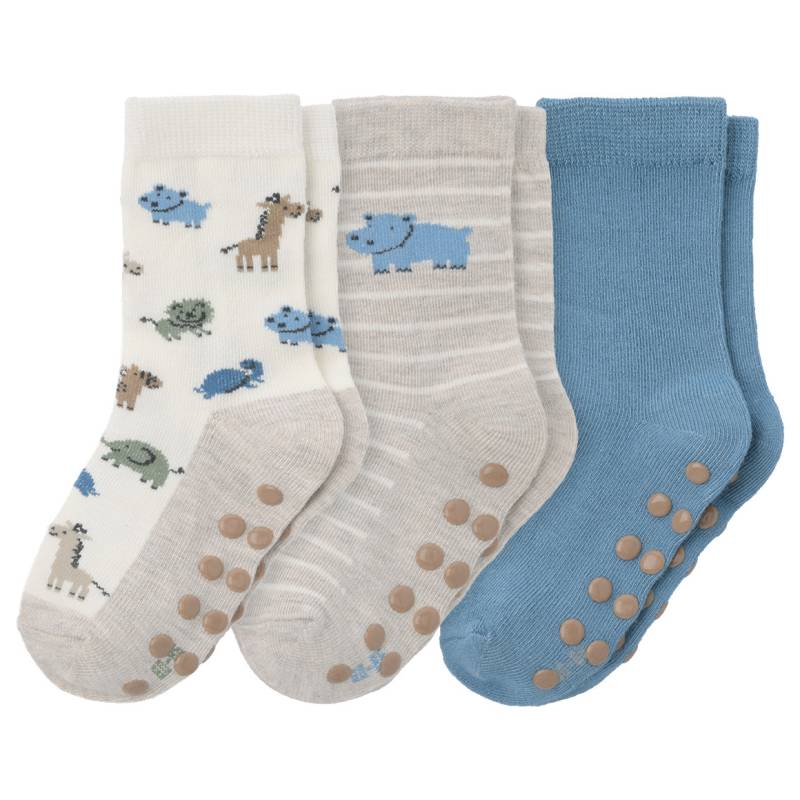 3 Paar Baby Stopper-Socken im Set von Topomini