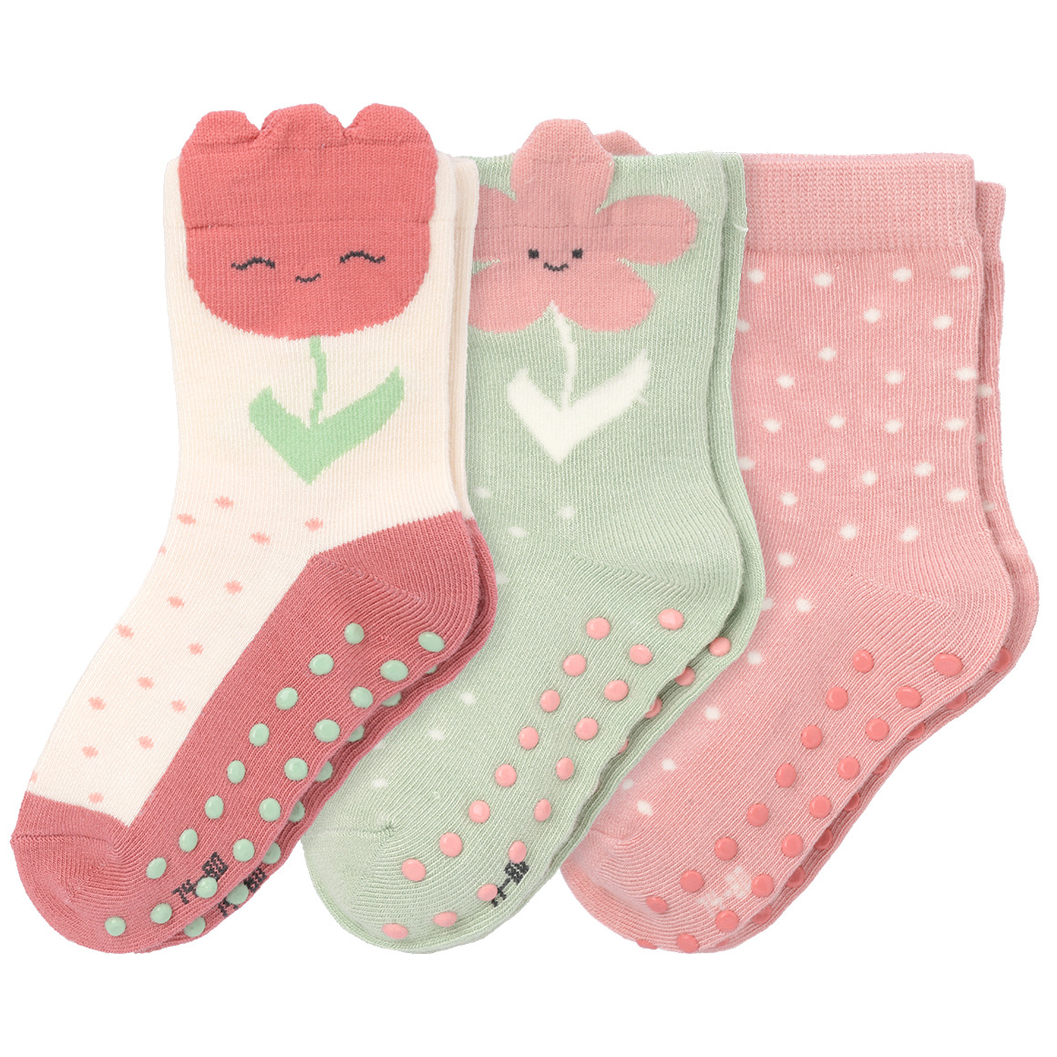 3 Paar Baby Stoppersocken im Set 3 Paar Baby Stoppersocken im Set von Topomini
