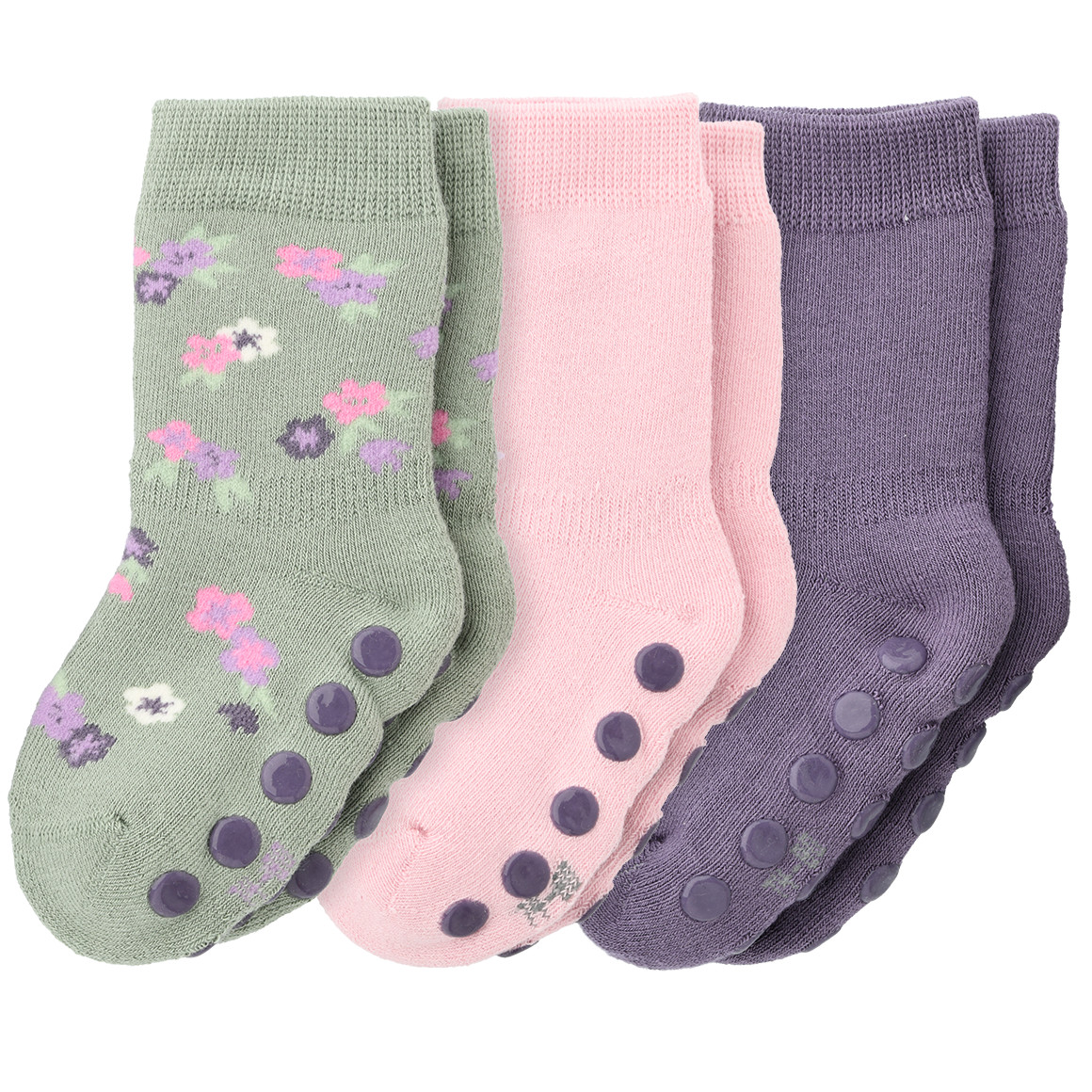 3 Paar Baby Stoppersocken im Set 3 Paar Baby Stoppersocken im Set von Topomini