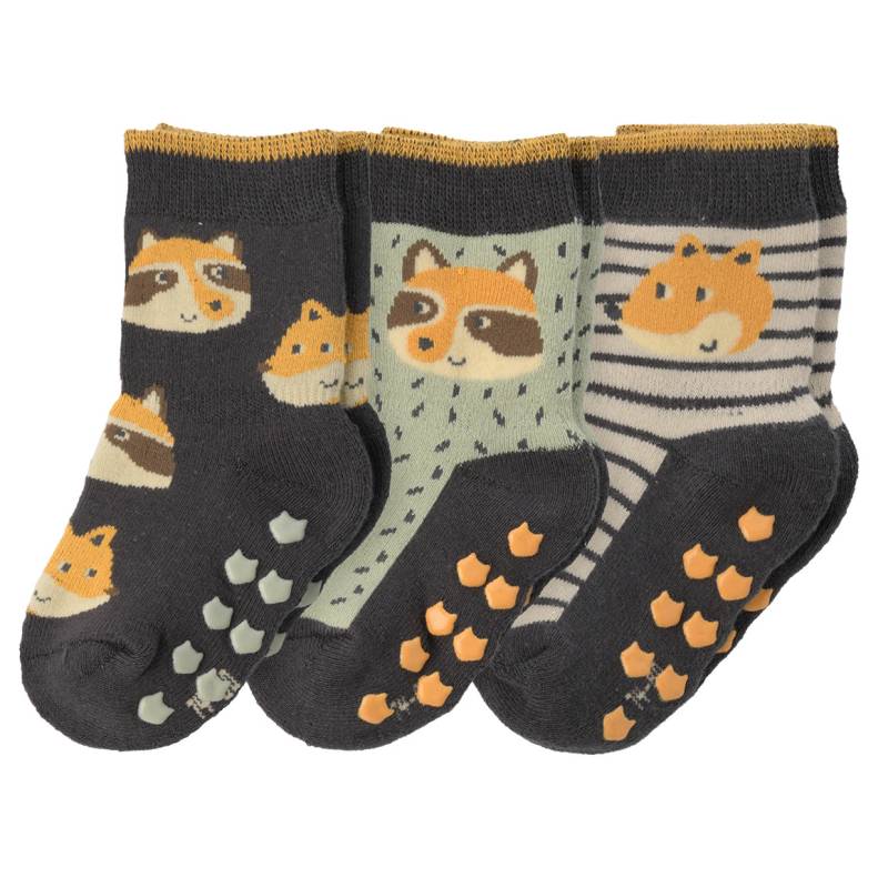 3 Paar Baby Stoppersocken im Set von Topomini