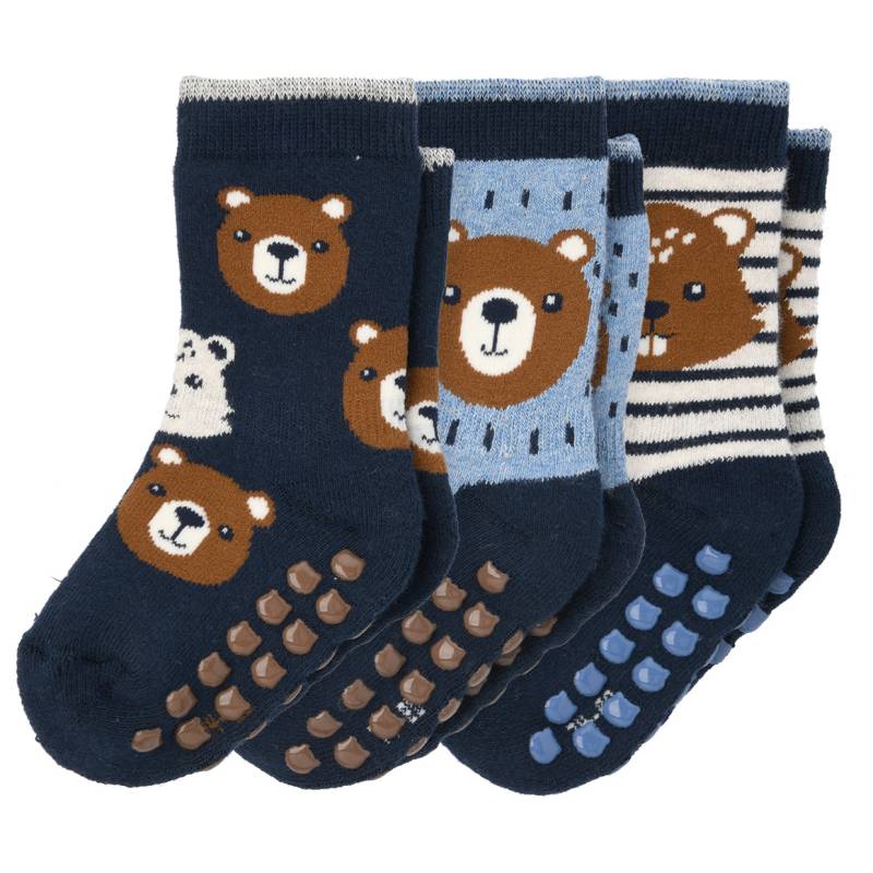 3 Paar Baby Stoppersocken im Set von Topomini