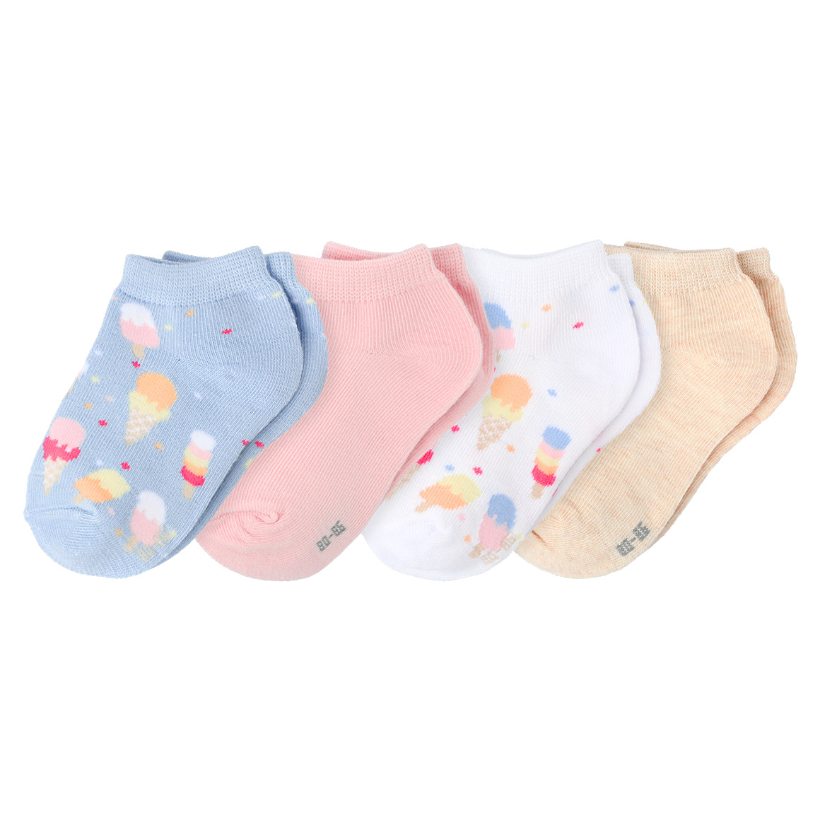 4 Baby Sneaker-Socken im Set von Topomini