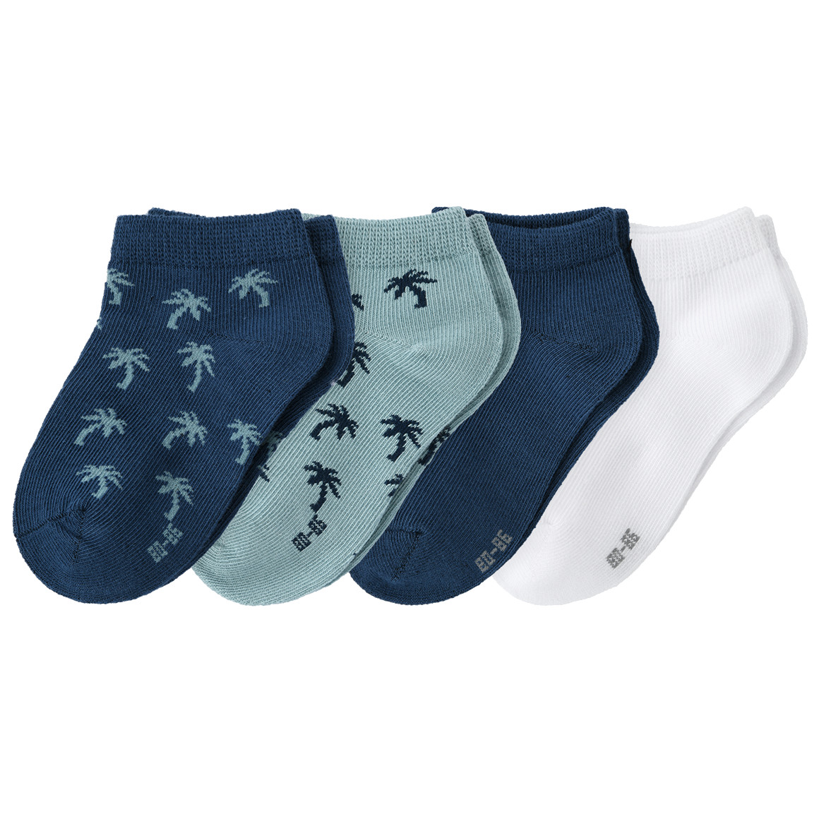 4 Paar Baby Sneaker-Socken im Set von Topomini