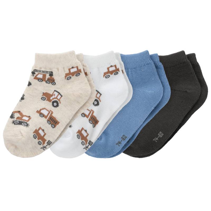 4 Paar Baby Sneaker-Socken im Set von Topomini