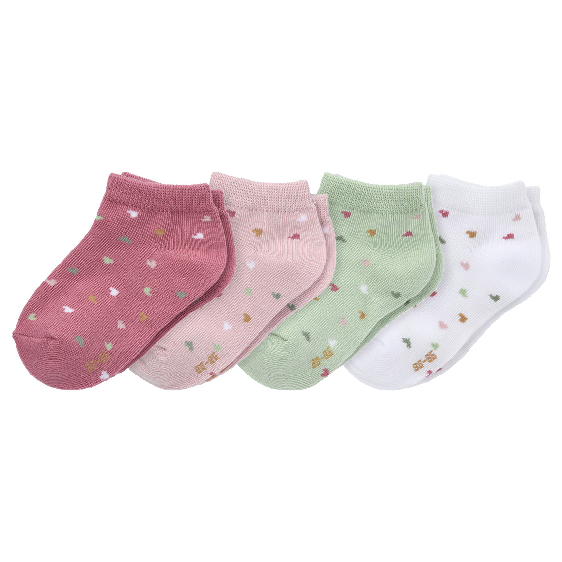 4 Paar Baby Sneaker-Socken im Set von Topomini