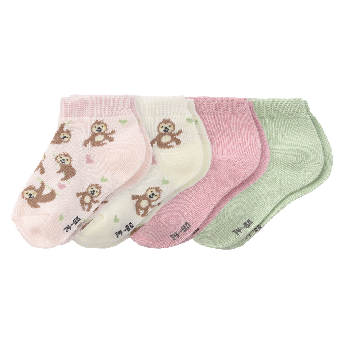 4 Paar Baby Sneaker-Socken im Set von Topomini