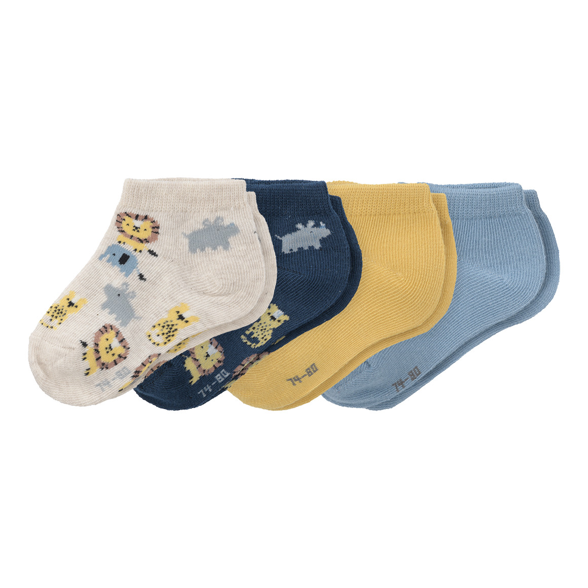 4 Paar Baby Sneaker-Socken im Set von Topomini
