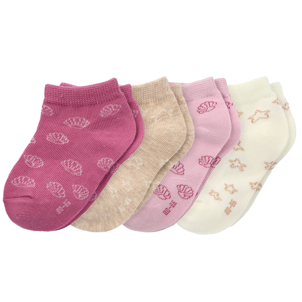 4 Paar Baby Sneaker-Socken im Set von Topomini