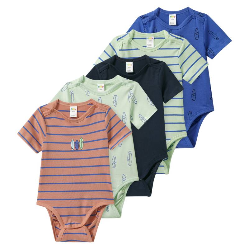 5 Baby Bodys im Set von Topomini