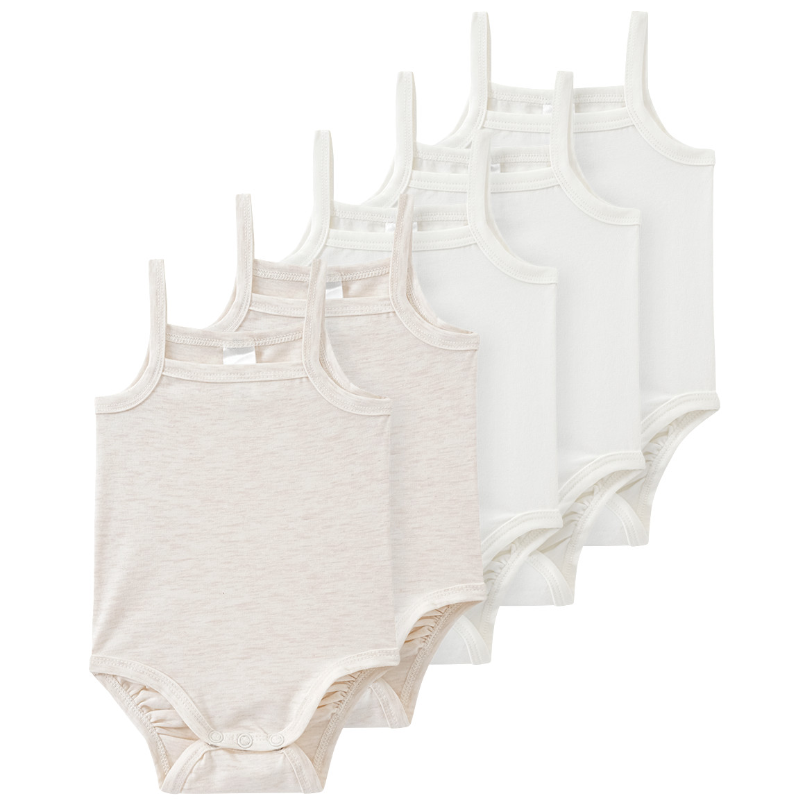 5 Baby Bodys in verschiedenen Farben von Topomini