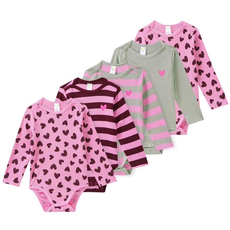 5 Baby Bodys mit Rippstruktur 5 Baby Bodys mit Rippstruktur von Topomini