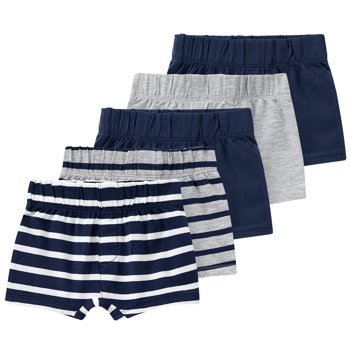 5 Baby Boxer mit Bio Baumwolle 5 Baby Boxer mit Bio Baumwolle von Topomini