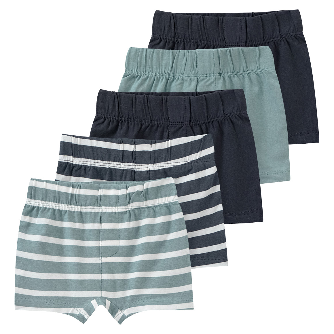 5 Baby Boxer mit Bio-Baumwolle 5 Baby Boxer mit Bio-Baumwolle von Topomini