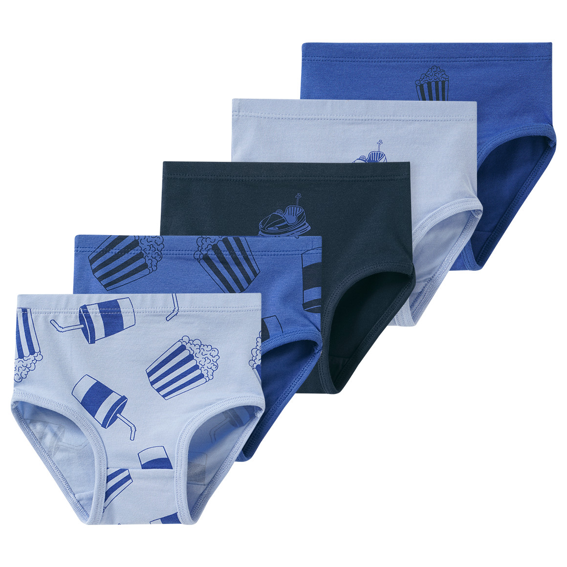 5 Baby Slips in Windelpassform von Topomini