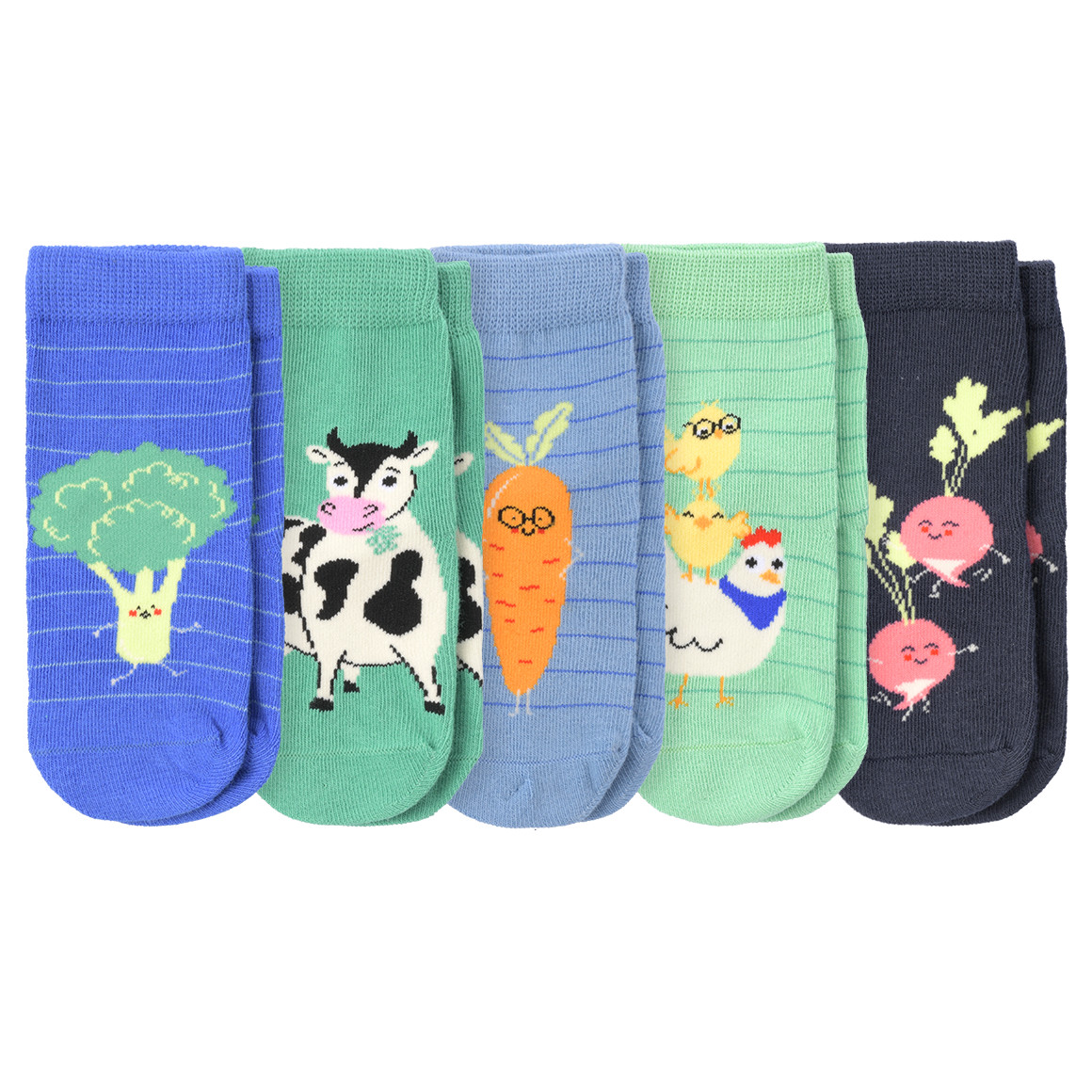 5 Paar Baby Socken im Set 5 Paar Baby Socken im Set von Topomini