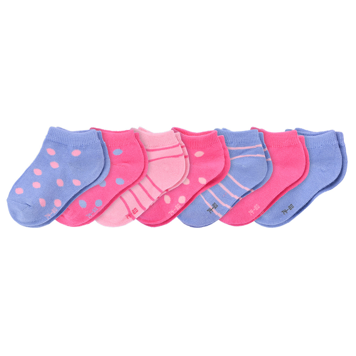 7 Paar Baby Sneaker-Socken im Set von Topomini