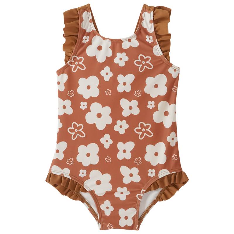 Baby Badeanzug mit Blumen-Allover von Topomini