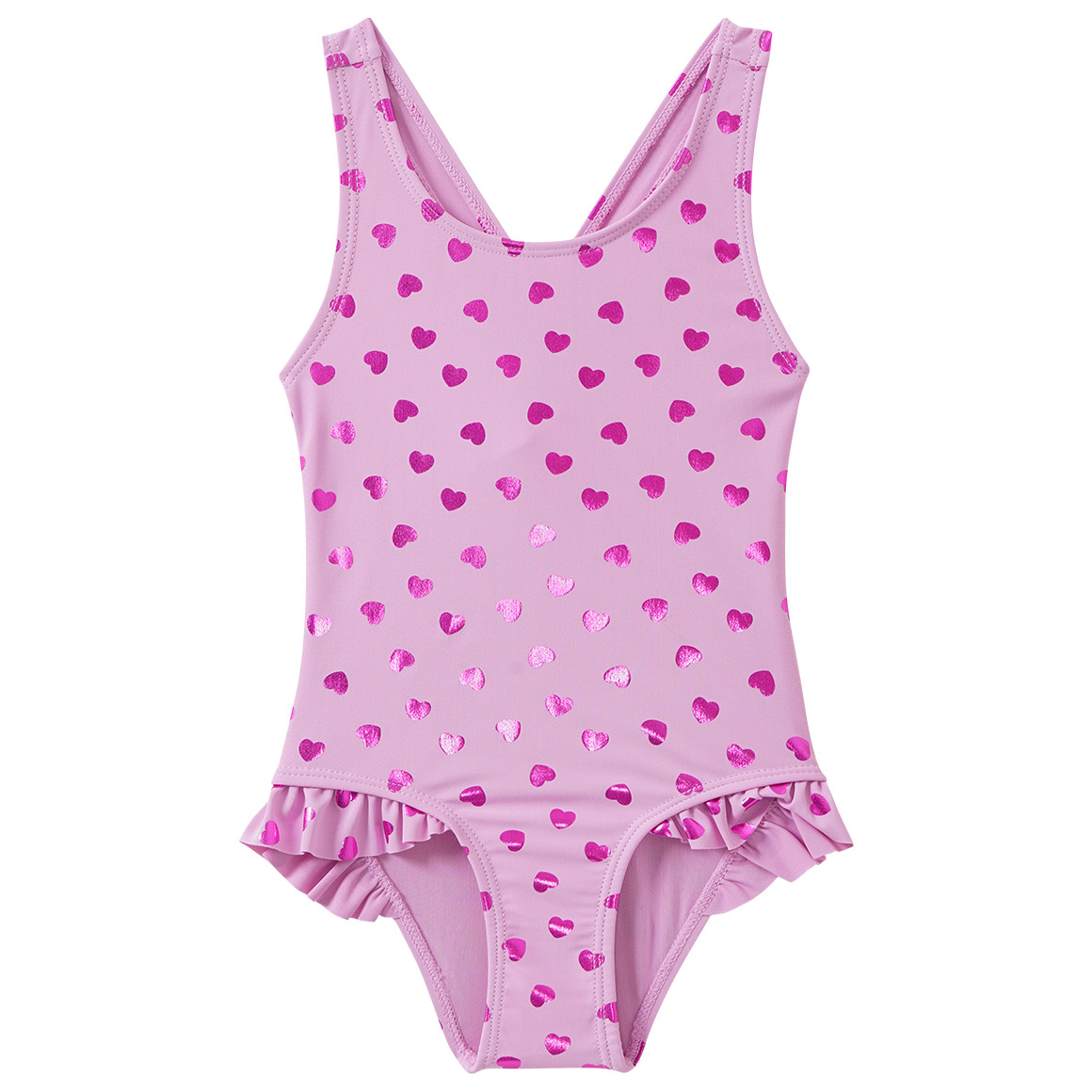 Baby Badeanzug mit Glanz-Print von Topomini