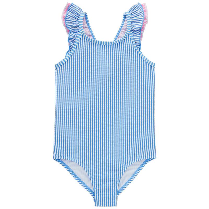 Baby Badeanzug mit Seersucker-Struktur von Topomini