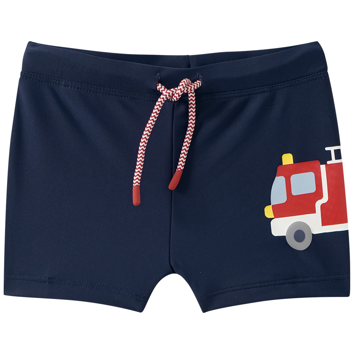 Baby Badehose mit Feuerwehr-Motiv von Topomini
