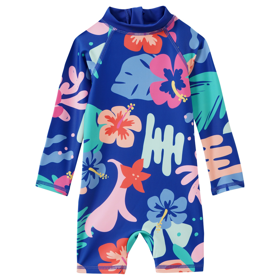 Baby Badeoverall im Tropical-Look von Topomini